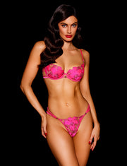 Allie Hot Pink Thong