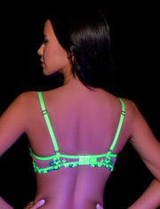 Aluna Green 3 Piece Lingerie Set