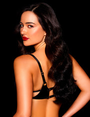 Indi Black Bra & Bottoms Lingerie Set