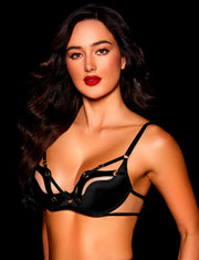 Indi Black Bra & Bottoms Lingerie Set