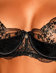 Eleanor Black Corset Lingerie Set