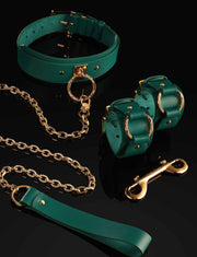 Kukuro Emerald Collar and Handcuffs
