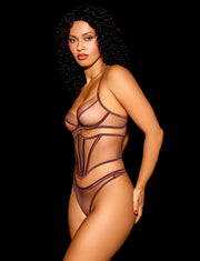 Nakeds 2.0 Mahogany 3 Piece Lingerie Set