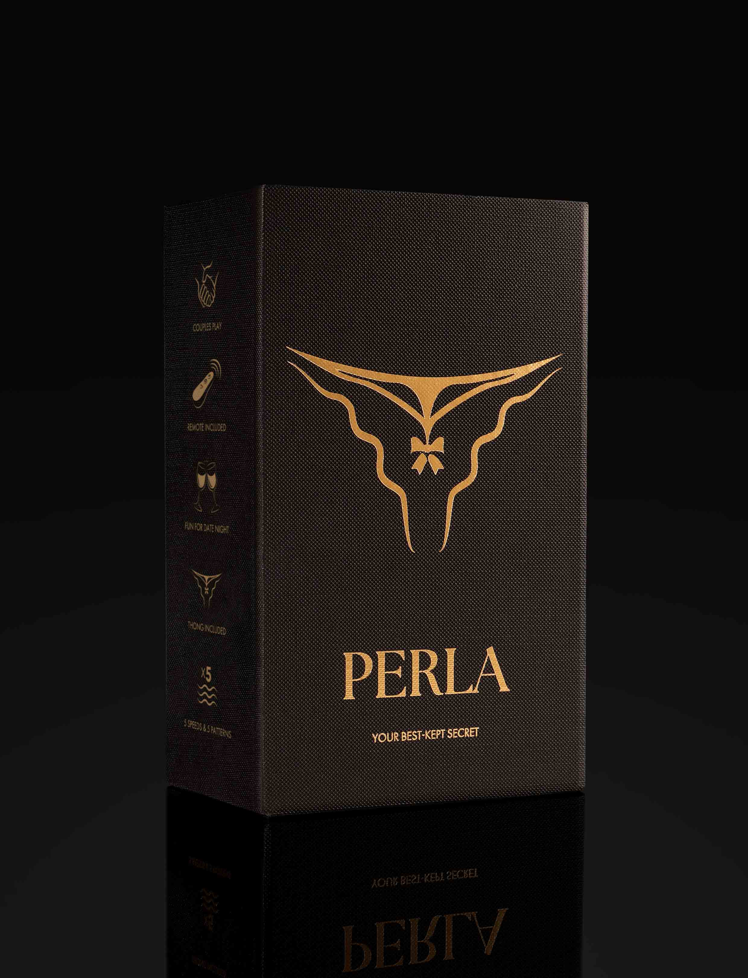 Perla Black Vibrating Thong | Shop TOYS | Honey Birdette Perla Black Vibrating Thong | Shop TOYS | Honey Birdette