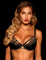 Raquel Black Bra & Bottom Lingerie Set