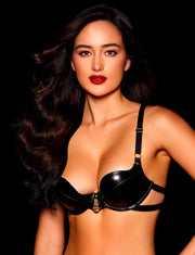 Rebel Black Bra & Bottom Lingerie Set