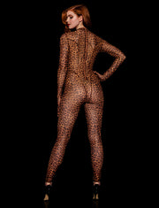 Selena Leopard Catsuit