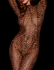 Selena Leopard Catsuit