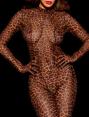 Sumi Leopard Catsuit