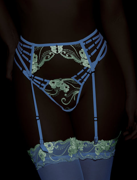 Glow-In-The-Dark Garter Belt Stockings