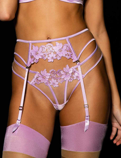Amelie Lilac Suspender
