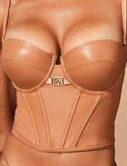 Emily Toffee Bustier